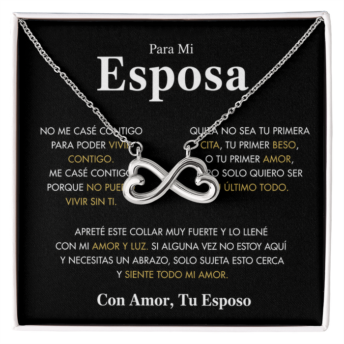 Collar “Para Mi Esposa” – Un Amor Infinito