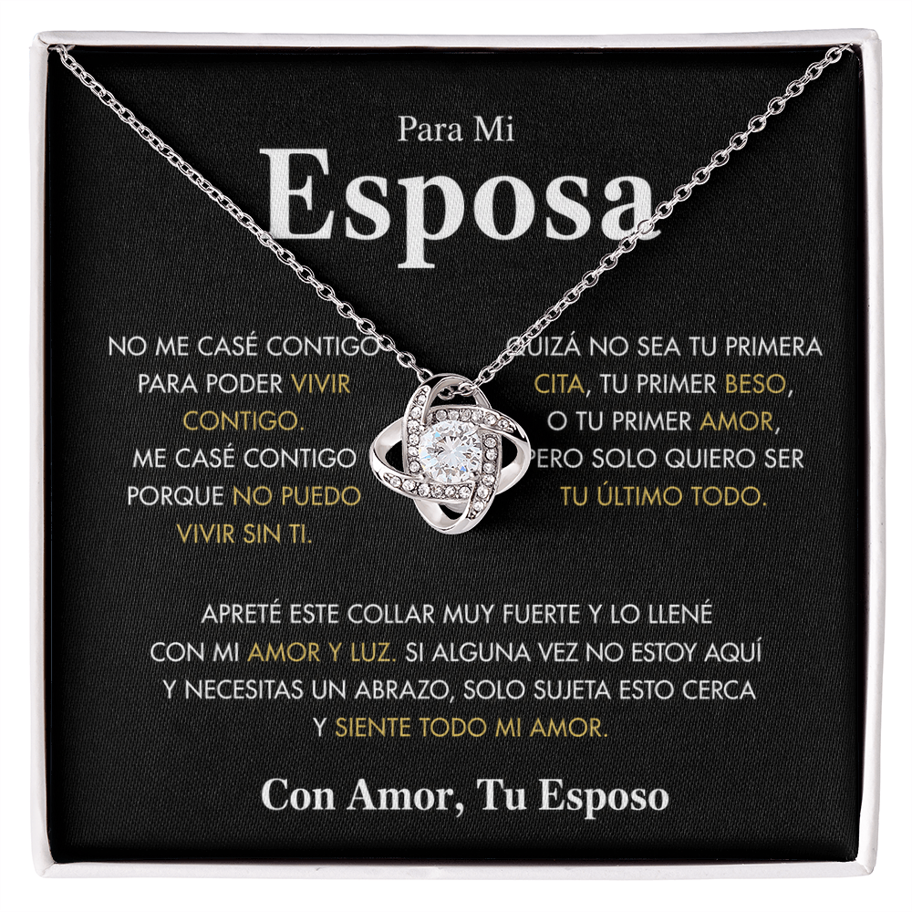 Collar “Para Mi Esposa” –  Un Amor Infinito